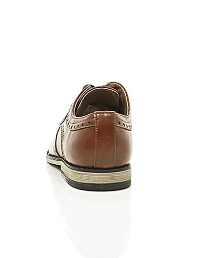 360 degree animation of product Boys tan brogues frame-16