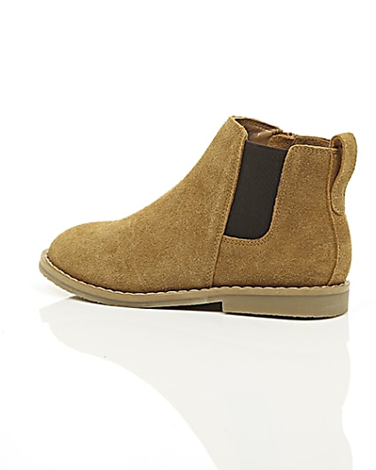 360 degree animation of product Boys tan brown chelsea boots frame-20