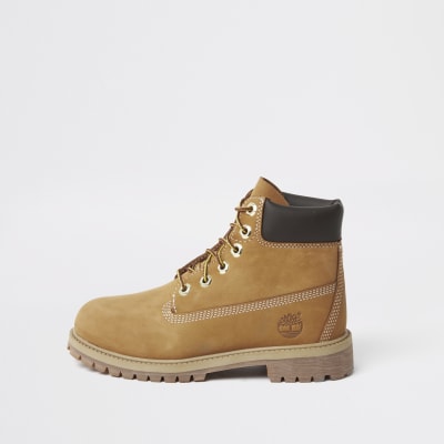 boys lace up work boots