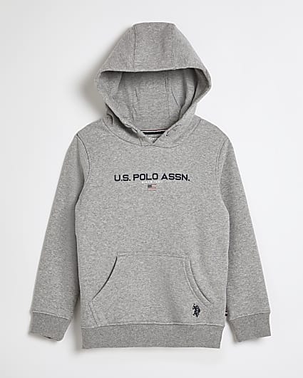Boys USPA grey hoodie