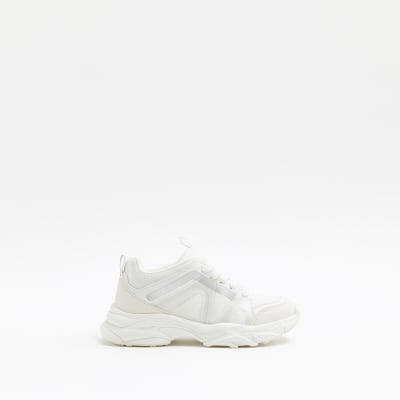 river island white chunky trainers