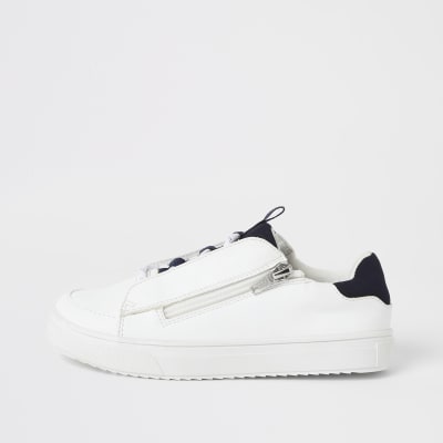 boys white trainers