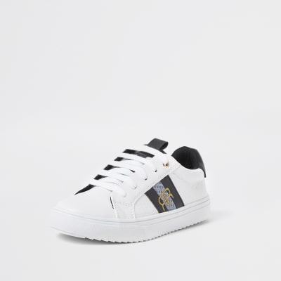 boys white trainers