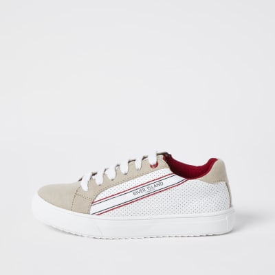 kids white plimsoles
