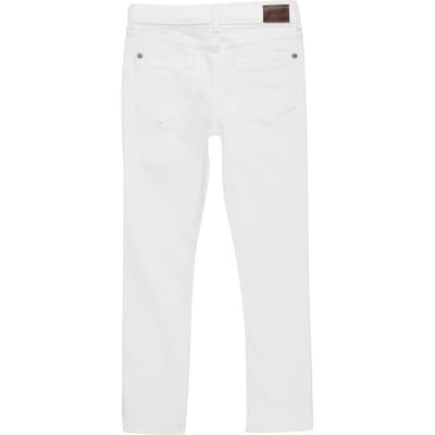 river island white skinny jeans