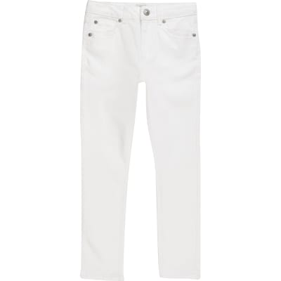 boys white denim jeans
