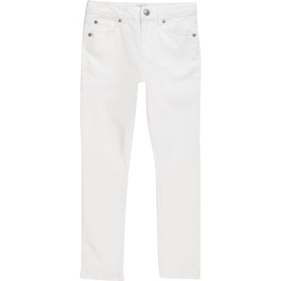 river island white skinny jeans