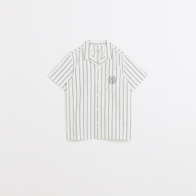 river island boys white shirt