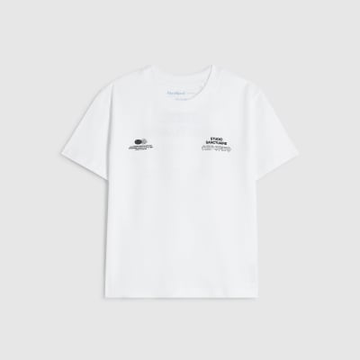 Boys White Studio Sanctuaire T-Shirt