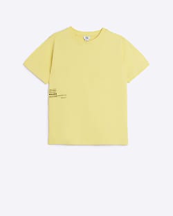 Boys Yelllow Short Sleeve T-shirt