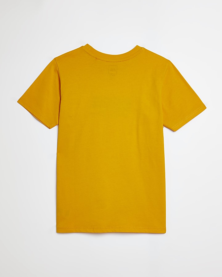 Boys yellow RI t-shirt