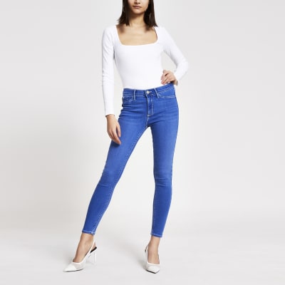 river island molly mid rise jeggings