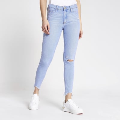 river island molly mid rise jeggings