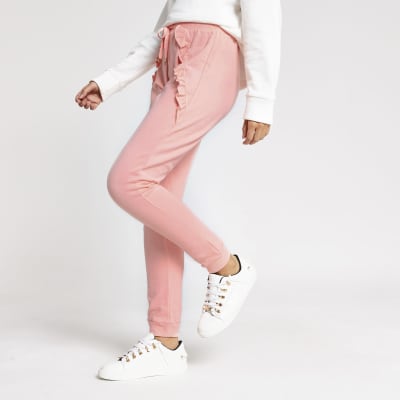 bright pink joggers