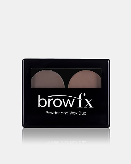 Brow FX powder and wax duo, light brown