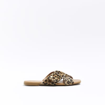 River island store leopard print sandals