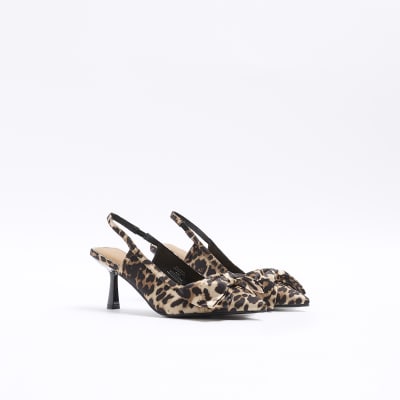 Leopard print 2024 slippers river island