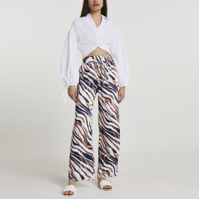 womens wide leg joggers