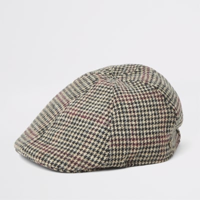 river island flat cap