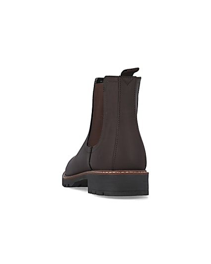 360 degree animation of product Brown Chelsea boots frame-8