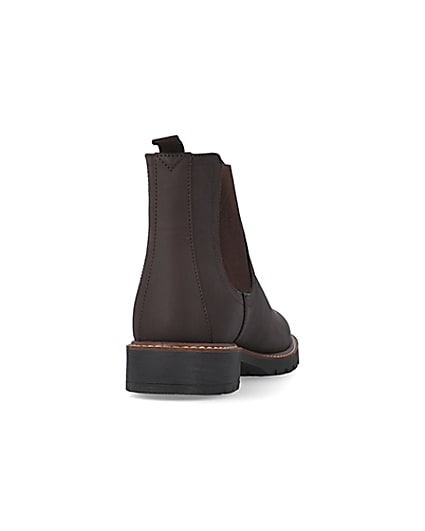 360 degree animation of product Brown Chelsea boots frame-10