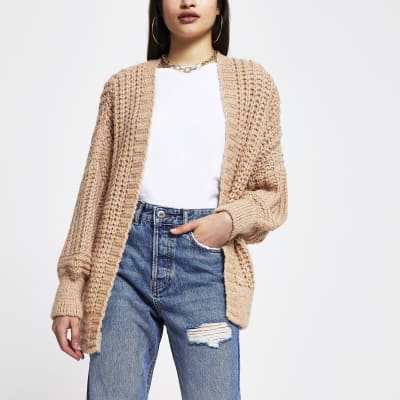 river island chunky knit cardigan