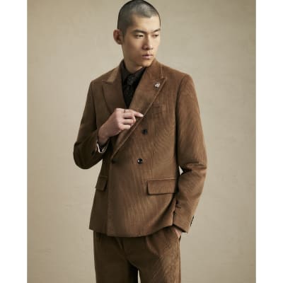Brown Corduroy Suit Jacket