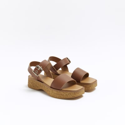 Cork best sale flatform sandals