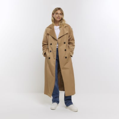 River island long store coat