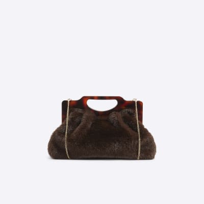 Faux orders fur bag river island