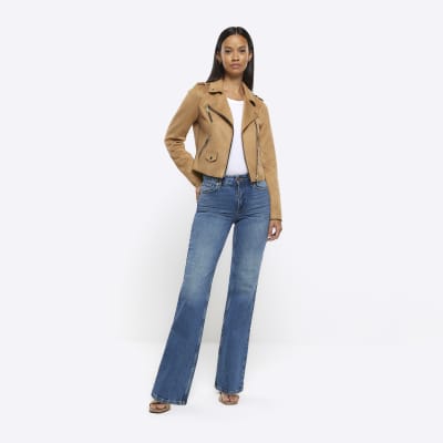 River island suede biker jacket on sale