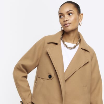 River island trench hot sale coat womens