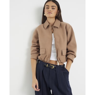 Brown Harrington Jacket