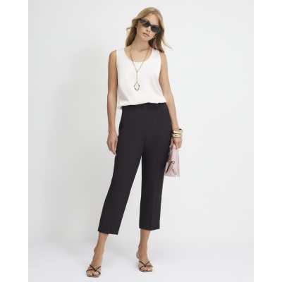 High Waisted Cigarette Trousers