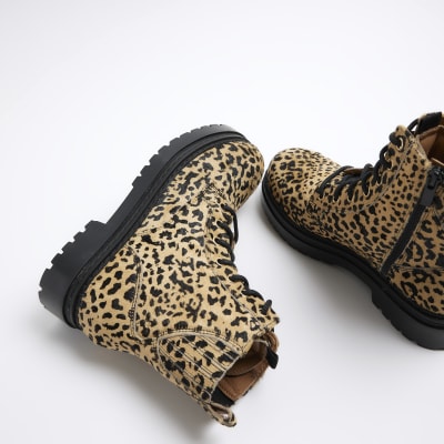 River island best sale animal print boots