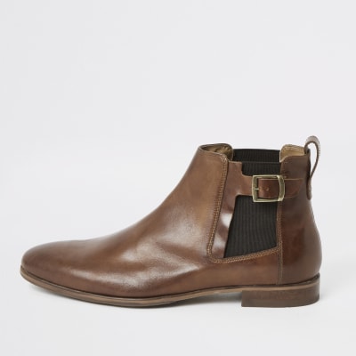 buckle chelsea boots