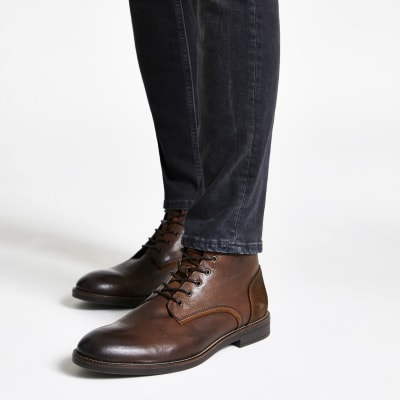 river island mens chukka boots