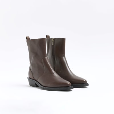 River island western sales boots