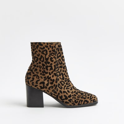 leopard print boots river island