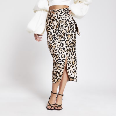 buckle wrap midi dress