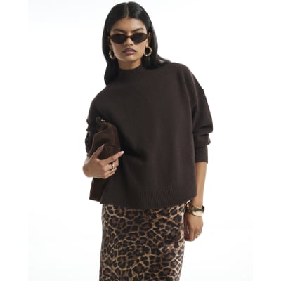 Leopard Print Hybrid Jumper Dress