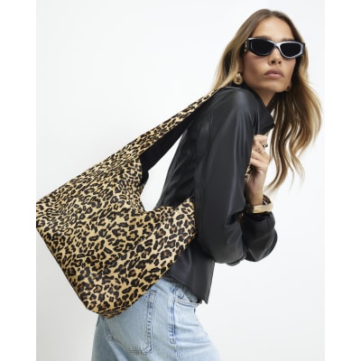 Leopard Print Leather Bag