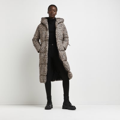 leopard print quilted jacket