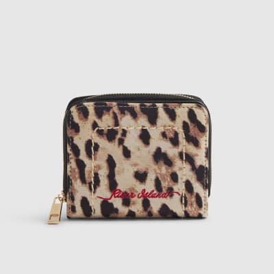 Brown Leopard Print Purse