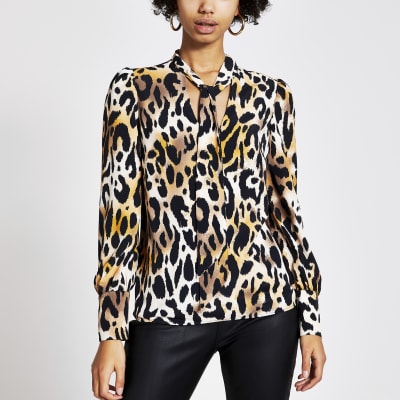 river island leopard print jeans