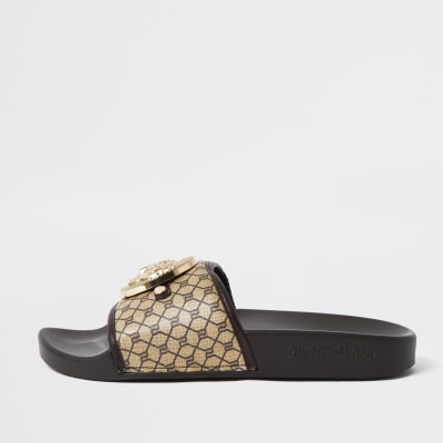 river island womens slippers