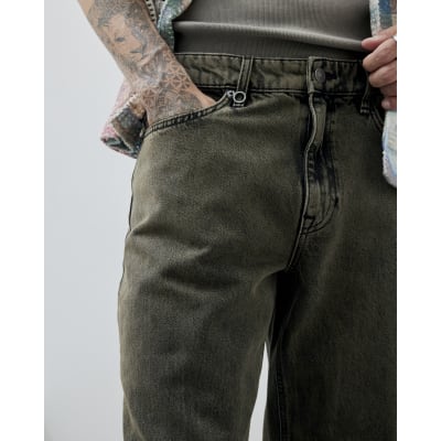 Brown Loose Fit Jeans