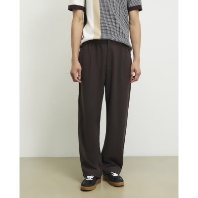 Brown Loose Fit Trousers