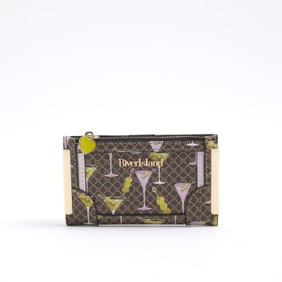 Brown Martini Monogram Mini Purse