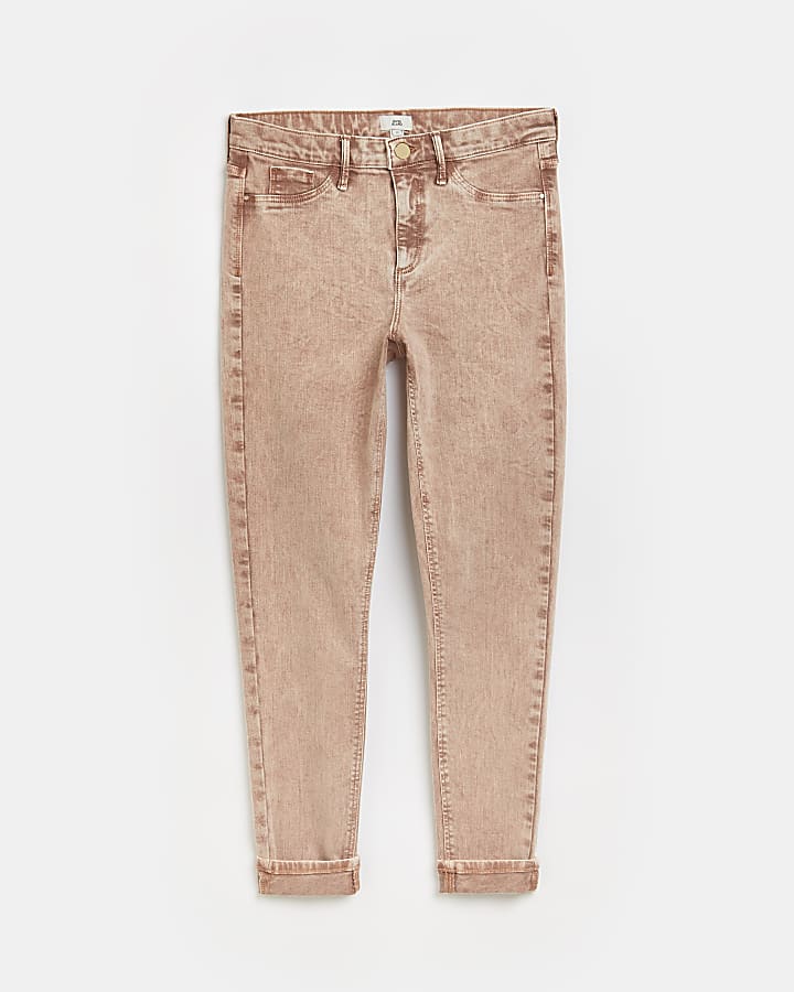 Brown Molly mid rise skinny jeans